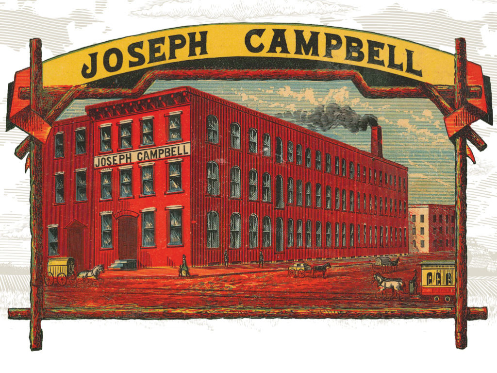 A drawing of Joseph Campbell's building