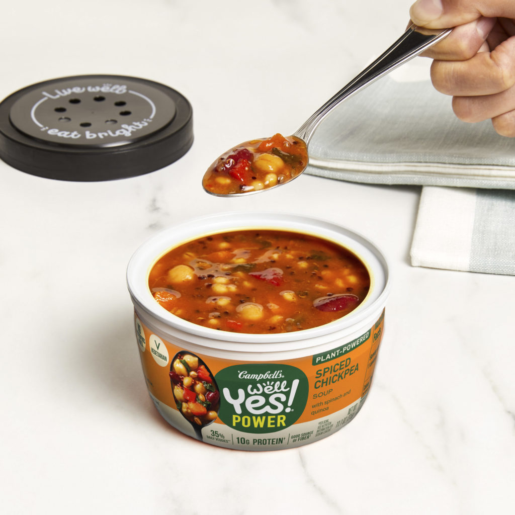 Campbell's Well Yes! Spiced Chickpea POWER Soup Bowl 